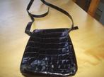 leren lak tas, Ophalen of Verzenden, Zo goed als nieuw, Zwart, Overige typen