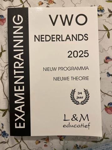 VWO Nederlands 2025 Examentraining nieuw beschikbaar voor biedingen