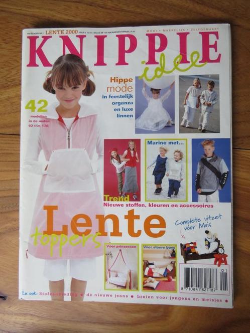 Knippie lente 2000 jeans katoen linnen organza, Hobby en Vrije tijd, Kledingpatronen, Zo goed als nieuw, Kind, Knippie, Ophalen of Verzenden