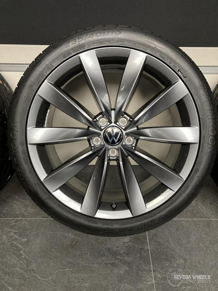 19” originele Volkswagen Passat B7 B8 velgen + banden 5x112, Auto-onderdelen, Banden en Velgen, Banden en Velgen, Zomerbanden