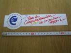 sticker Parc du Cinquantenaire  1987 *, Ophalen, Zo goed als nieuw, Bedrijf of Vereniging
