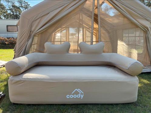 Opblaasbare camping sofa met LED verlichting, Caravans en Kamperen, Kampeermeubelen, Nieuw, Campingstoel, Ophalen
