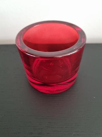 rode nieuwe waxine licht houders beschikbaar voor biedingen