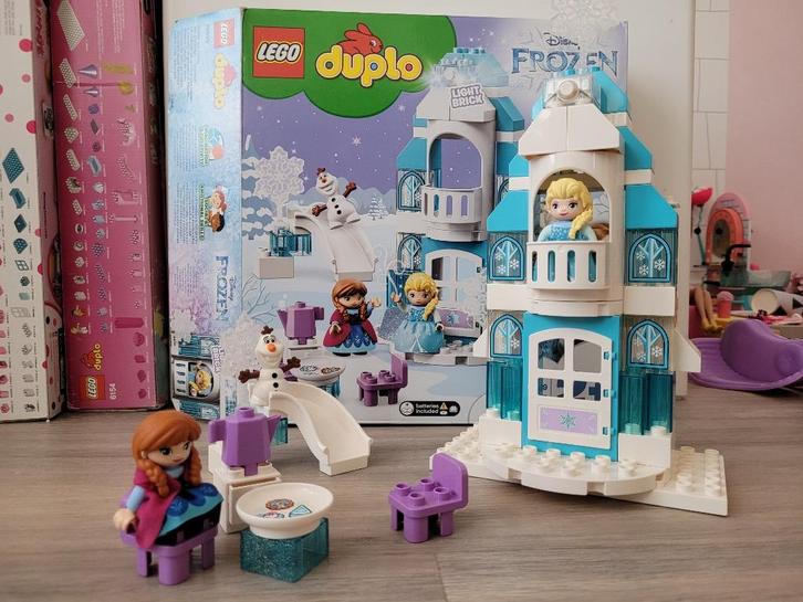 Lego Duplo Frozen Ijskasteel 10899, Kinderen en Baby's, Speelgoed | Duplo en Lego, Zo goed als nieuw, Duplo, Complete set, Ophalen of Verzenden