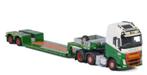 WSI VOLVO FH4 GLOBETROTTER XL + 2 ASSIGE DIEPLADER - SAAN, Hobby en Vrije tijd, Modelauto's | 1:50, Wsi, ., Nieuw, Ophalen of Verzenden