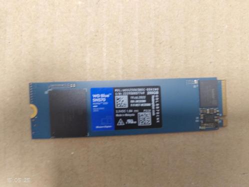 western digitall 250GB NVME opslag, Computers en Software, Harde schijven, Gebruikt, Desktop, Intern, SSD, Overige aansluitingen
