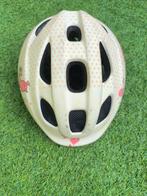 Bobike kinderfietshelm wit met roze 46-53 cm, Gebruikt, Meisje, Overige maten, Ophalen of Verzenden