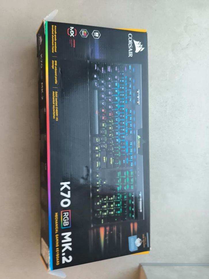 K70 rgb mk.2 keyboard, Spelcomputers en Games, Spelcomputers | Overige Accessoires, Zo goed als nieuw, Ophalen