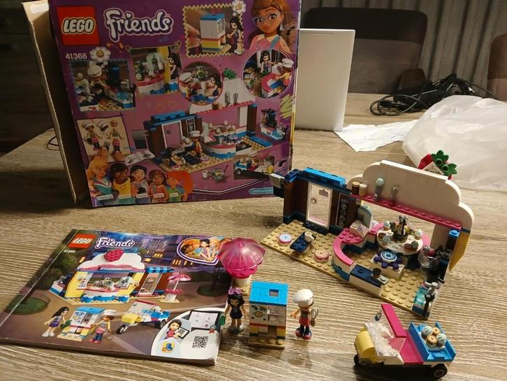 Lego Friends   Olivia's Cupcake Café nr. 41366, Kinderen en Baby's, Speelgoed | Duplo en Lego, Zo goed als nieuw, Lego, Complete set