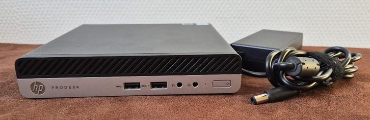 STUNTPRIJS Energie Zuinige Micro PC/HP Prodesk 400 G4, Computers en Software, Desktop Pc's, Refurbished, 4 Ghz of meer, SSD, 8 GB
