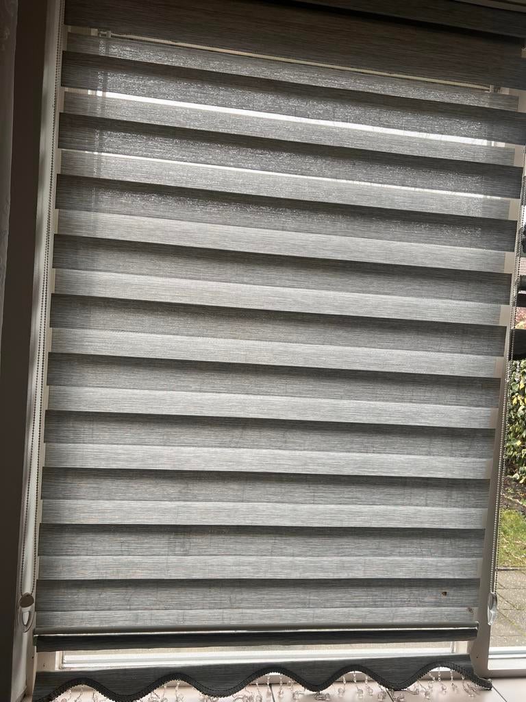 Mooie grijze gordijnen, Ophalen, Zo goed als nieuw, 200 cm of meer, Grijs