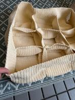 Beige Gehaakte opbergmand, Ophalen of Verzenden, Zo goed als nieuw