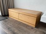 Eiken TV meubel, Huis en Inrichting, Kasten | Televisiemeubels, Ophalen, Gebruikt, 100 tot 150 cm, Eikenhout