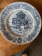 Delfts Blauw Herdenkingsbord Wilhelmina & Hendrik 1901-1926, Ophalen