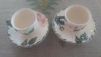 VILLEROY & BOCH WILDROSE, jaren 80, vintage kop en schotel, Antiek en Kunst, Ophalen of Verzenden
