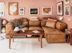 XXL Bank leer stoer tuigleer 3 delen 1 ottomane/sofa 3,30 m, Huis en Inrichting, Banken | Bankstellen, Ophalen, Gebruikt, 100 tot 125 cm