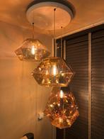 Tom dixon Design Hanglamp - Gouden Diamanten, Huis en Inrichting, Ophalen, Zo goed als nieuw, Glas, 75 cm of meer