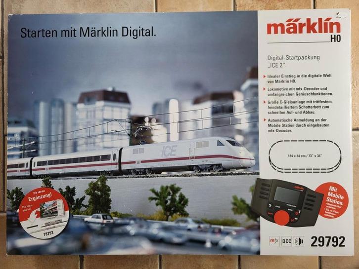 Märklin 29792 digitale startset ICE met MFX en geluid in OVP, Hobby en Vrije tijd, Modeltreinen | H0, Zo goed als nieuw, Treinset