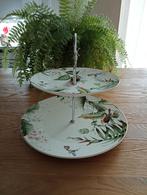 Etagère van Clayre & Eef met vogels, porselein, Huis en Inrichting, Woonaccessoires | Etagères, Ophalen of Verzenden, Nieuw