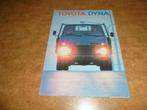 brochure Toyota Dyna, Verzenden, Zo goed als nieuw, Overige merken