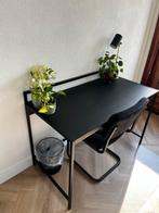 Zwart Jysk Tistrup bureau met handleiding, Huis en Inrichting, Bureaus, Ophalen, Gebruikt, Bureau
