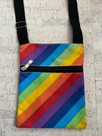 Tasje regenboog 20x16 cm / schoudertasje, Ophalen of Verzenden, Gebruikt, Overige kleuren, Overige merken