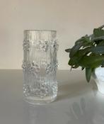 Kristallen cilinder vaas, Huis en Inrichting, Woonaccessoires | Vazen, Overige kleuren, Ophalen of Verzenden, Minder dan 50 cm