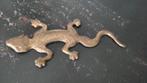 Vintage koperen salamander hagedis, Ophalen of Verzenden, Gebruikt, Dier