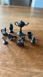 Tinnen miniatuur voorwerpen, Ophalen of Verzenden