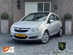 Opel Corsa 1.4-16V Business *panodak *cruise *airco *NAP, Voorwielaandrijving, Stof, Gebruikt, Zwart