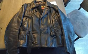 Dames leren motorjas en motorbroek  beschikbaar voor biedingen