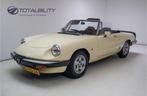 Alfa Romeo Spider 1.6 Cabrio | Nieuwe Softtop dak (zwart) Se, Auto's, Oldtimers, Achterwielaandrijving, Radio, Cabriolet, Beige
