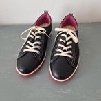 Ecco veterschoen sneakers maat 41, donkerblauw leer, Ophalen of Verzenden, Zo goed als nieuw, Blauw, Sneakers of Gympen