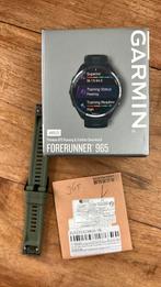 Garmin Forerunner 965 met reservebandje, Sieraden, Tassen en Uiterlijk, Sporthorloges, Gebruikt, Zwart, Ophalen of Verzenden, Waterdicht