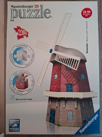 3D puzzel windmolen. beschikbaar voor biedingen