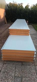 Nieuwe witte sandwichpanelen 10cm dik, Doe-het-zelf en Verbouw, Ophalen of Verzenden, Zo goed als nieuw