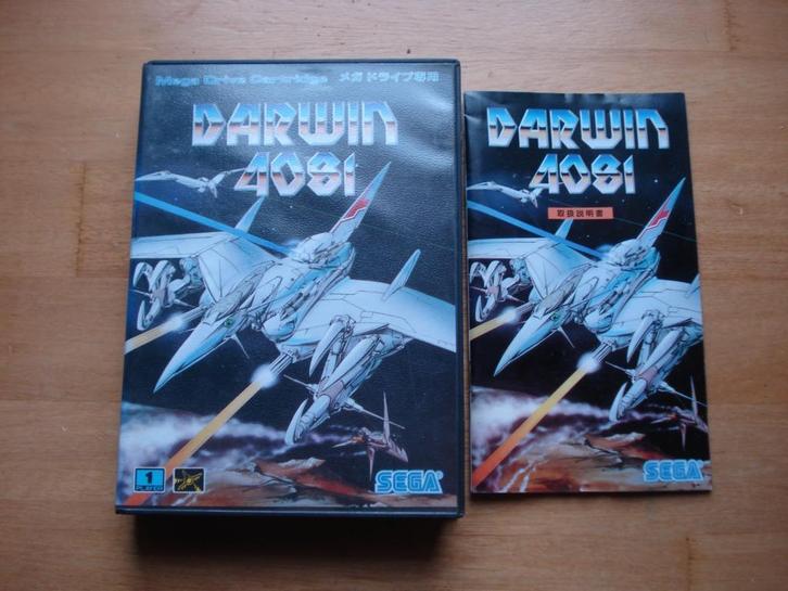 Darwin 4081 sega mega drive, Spelcomputers en Games, Games | Sega, Zo goed als nieuw, Mega Drive, Racen en Vliegen, 1 speler, Vanaf 3 jaar