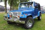 Jeep Wrangler 2.5 Cabrio Hardtop LEUKE AUTO! (bj 1991), Auto's, Oldtimers, Overige merken, Cabriolet, Blauw, Bedrijf