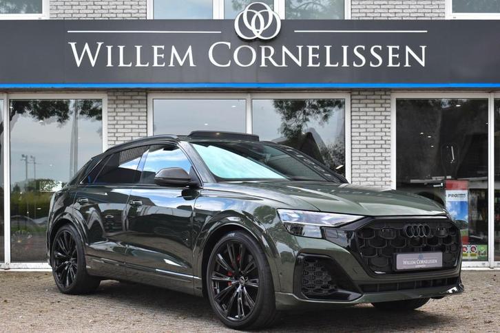 Audi Q8 60 TFSI e quattro Pro Line S Competition B&O Carbon, Auto's, Audi, Bedrijf, Te koop, Q8, 360° camera, 4x4, ABS, Achteruitrijcamera