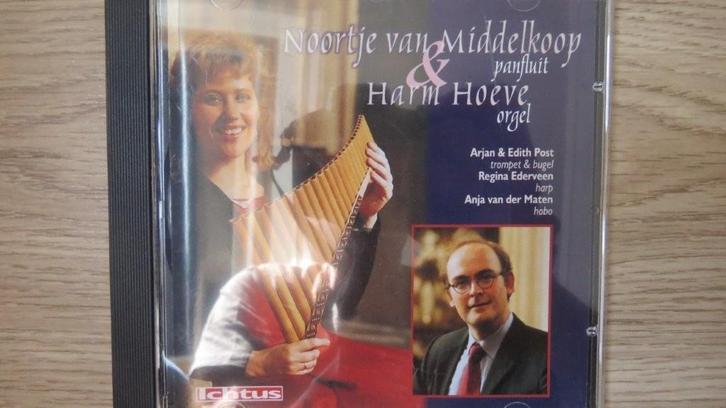 Cd orgel en panfluit: Noortje van Middelkoop en Harm Hoeve, Cd's en Dvd's, Cd's | Religie en Gospel, Zo goed als nieuw, Koren of Klassiek