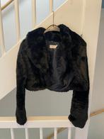 MANGO ZWART WINTER TEDDY BONT JAS, MAAT; M, Maat 38/40 (M), Mango, Zwart, Ophalen of Verzenden