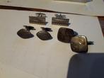 3 PAAR VINTAGE ZILVEREN MANCHETKNOPEN ( per paar te koop ), Ophalen of Verzenden, Zilver