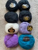 8 stuks Mohair Garen., Hobby en Vrije tijd, Verzenden, Nieuw, Breien of Haken, Wol of Garen