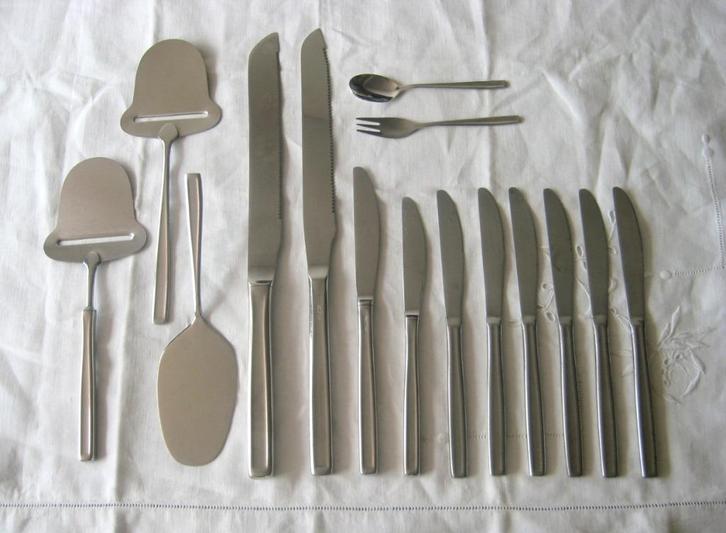 Gero Zilduro model 740 Marcanti - diverse bestekdelen, Huis en Inrichting, Keuken | Bestek, Gebruikt, Los bestek, Rvs of Chroom