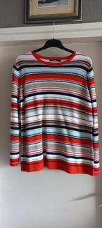 Gestreept shirt Clarina - Maat 46, Maat 46/48 (XL) of groter, Zo goed als nieuw, Rood, Clarina