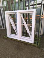 Kozijn met 2 x draaikiep raam, Gevelraam of Ruit, 120 tot 160 cm, Nieuw, Ophalen of Verzenden