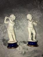 2 bisquit beelden jongens jongen ongeveer 14 cm in 1 koop, Verzamelen, Beelden en Beeldjes, Ophalen, Gebruikt, Mens
