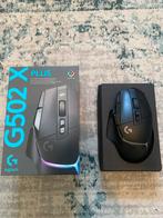 Logitech G502 X Plus Lightspeed Draadloze Gaming Muis Zwart, Computers en Software, Muizen, Ophalen, Zo goed als nieuw