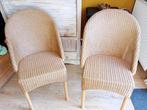 2 Loom stoelen, Huis en Inrichting, Stoelen, Ophalen, Gebruikt, Twee, Bruin