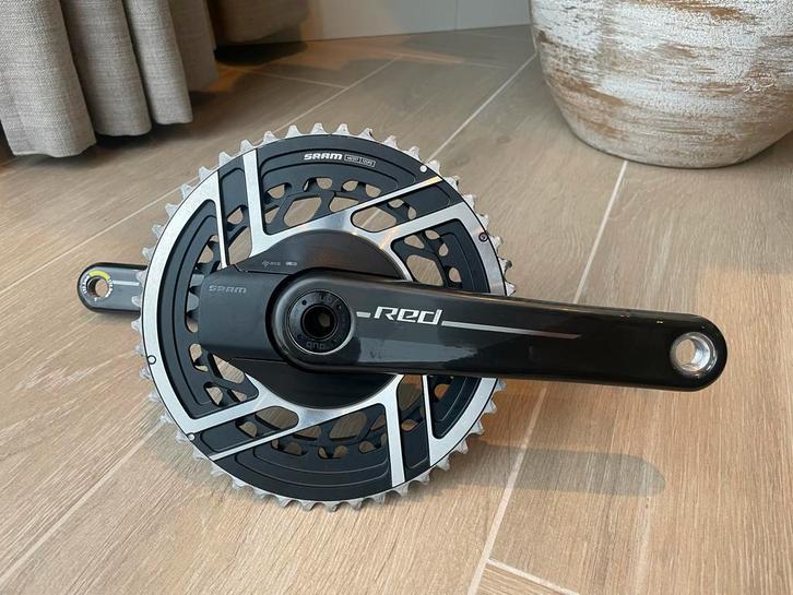 SRAM Red AXS E1 Powermeter Crankstel - Nieuwstaat, Fietsen en Brommers, Fietsonderdelen, Zo goed als nieuw, Racefiets, Crankstel of Pedalen